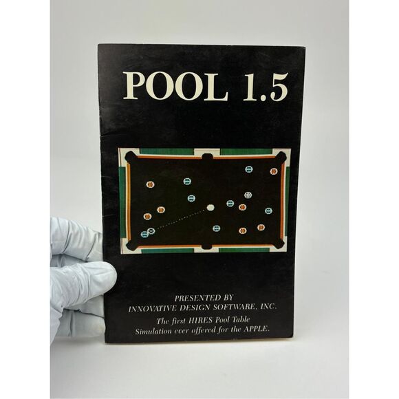 1981 POOL 1.5 IDSI - Pool Table Simulation - Apple II and Apple II Plus DL2451 - Picture 1 of 6